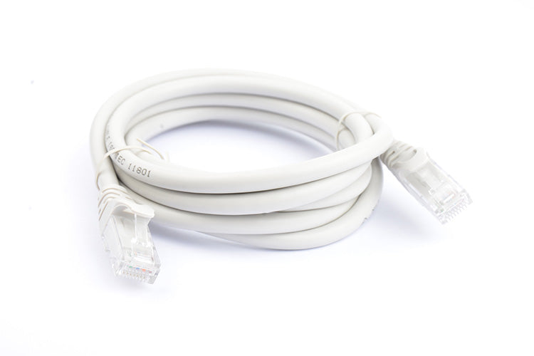 8Ware CAT6A Cable 2m Grey RJ45 Ethernet Patch Cord