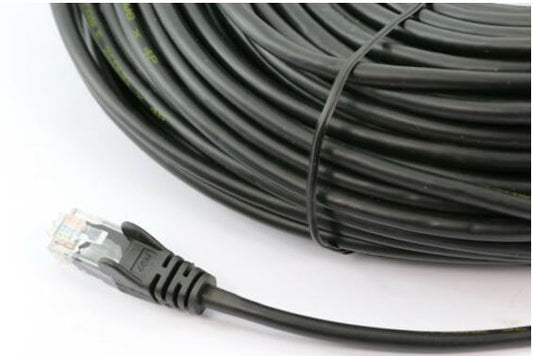 8Ware CAT6A 30m Ethernet Cable - Black RJ45