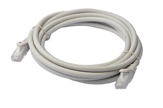 8Ware CAT6A Cable 3m Grey RJ45 Ethernet Patch Cord