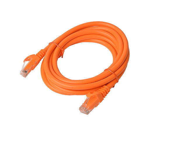 8Ware CAT6A Cable 3m Orange RJ45 Ethernet Patch Cord