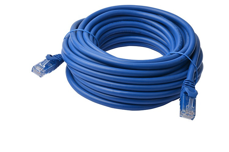 8Ware CAT6A 50m Ethernet Cable - Blue RJ45
