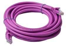 8Ware CAT6A Cable 5m Purple RJ45 Ethernet Patch Cord