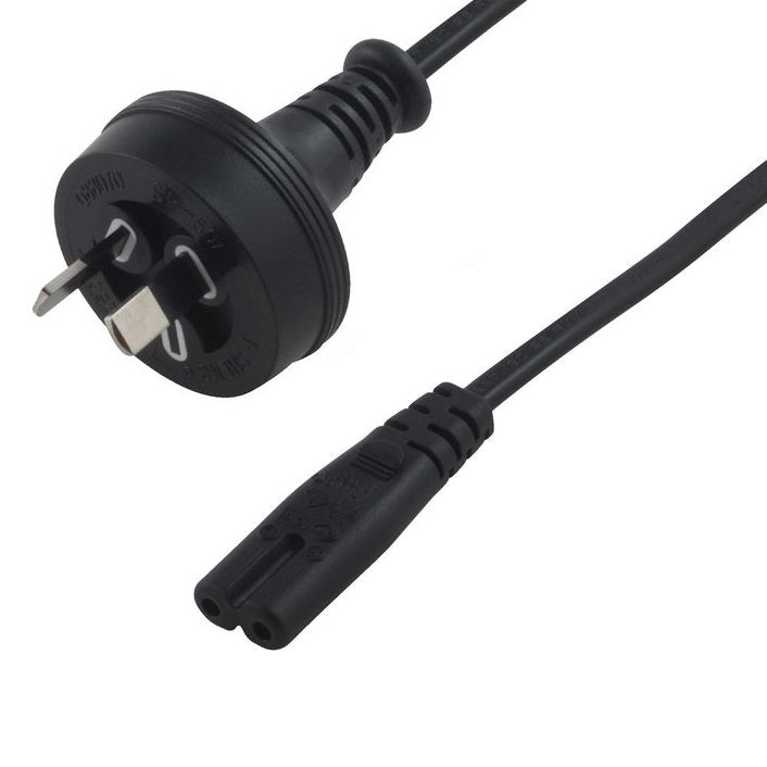 8Ware 2-Pin AU to IEC C7 Power Cable 1.8m