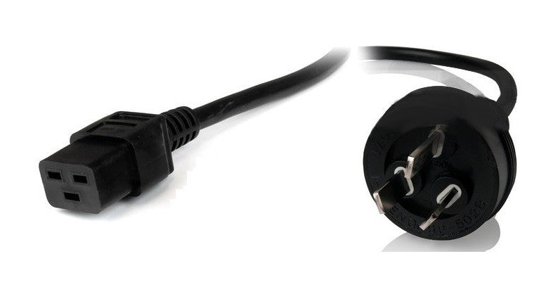 8Ware Power Cable 2m 3-Pin AU to IEC C19 10A
