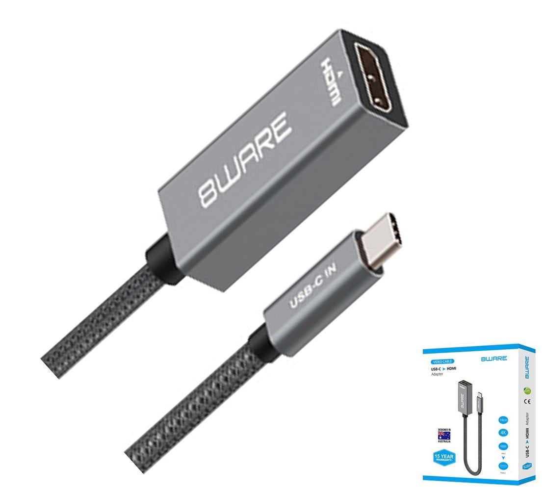 8ware USB-C to HDMI Adapter Cable 10cm