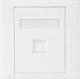 Astrotek CAT5e RJ45 Wall Face Plate 86x86mm 1 Port