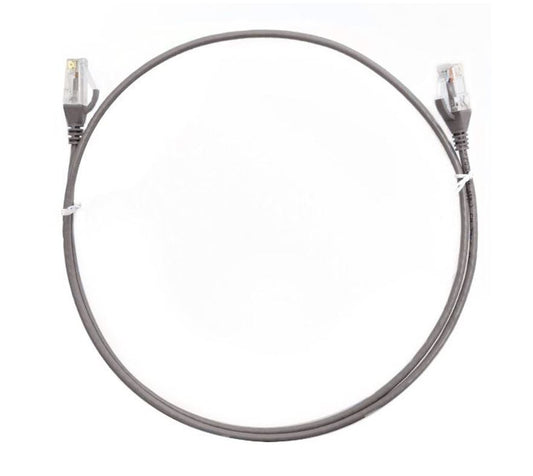8ware Cat6 Ultra Thin Ethernet Patch Cable 0.25m Grey