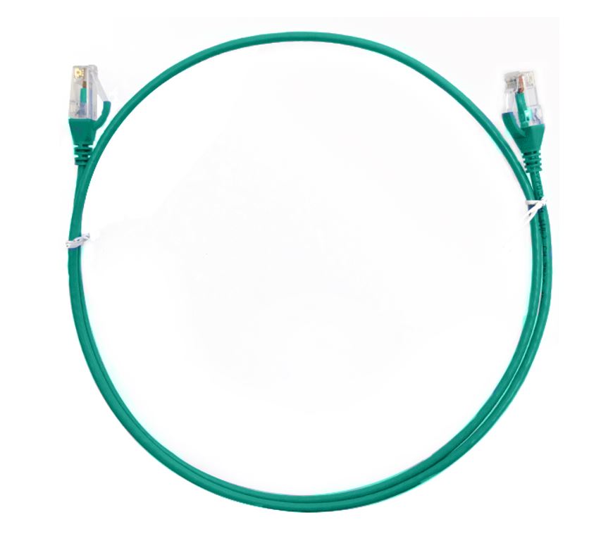 8ware CAT6 Ultra Thin Patch Cable 2m Green
