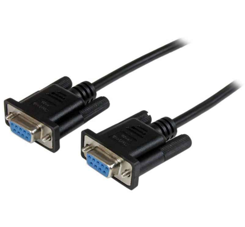 Astrotek 3m Serial RS232 Null Modem Cable DB9 Female