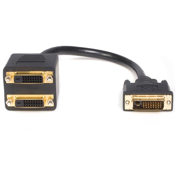 Astrotek DVI-D Splitter Cable 24+1 Male to 2x Female