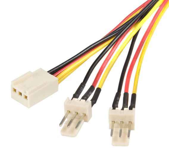 Astrotek 3-Pin Fan Power Cable 20cm Y-Splitter