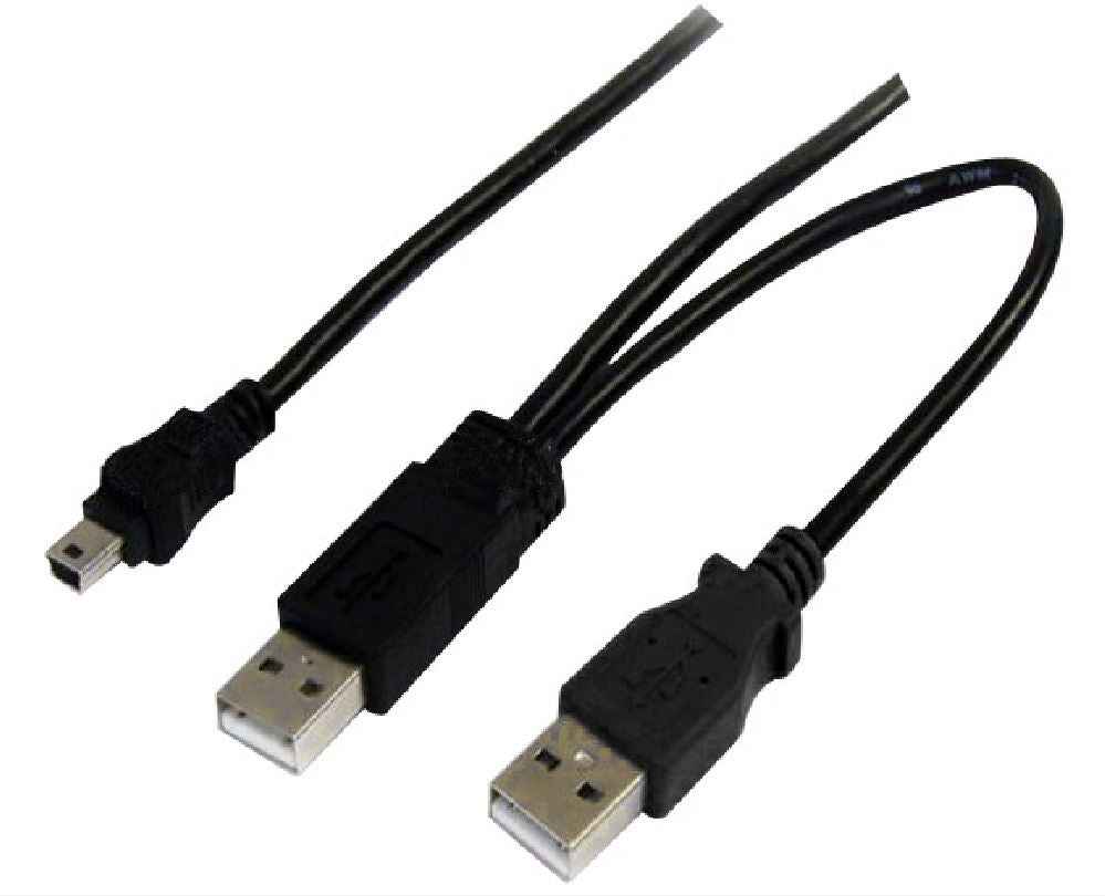 Astrotek USB 2.0 Y Splitter Cable Type A to Mini B