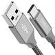 Astrotek 1m USB-A to USB-C Cable Silver Braided