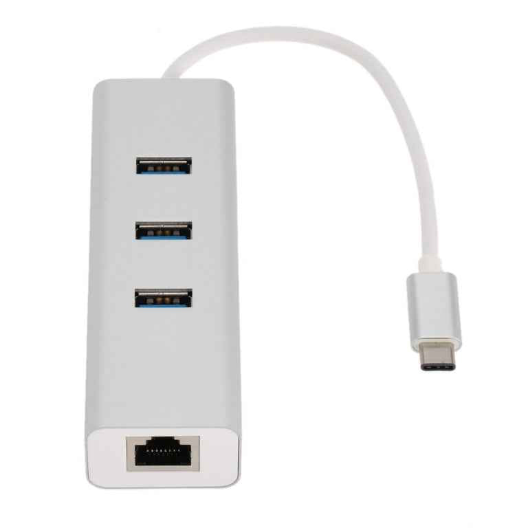 Astrotek USB-C Hub with Gigabit Ethernet & 3x USB 3.0 Ports