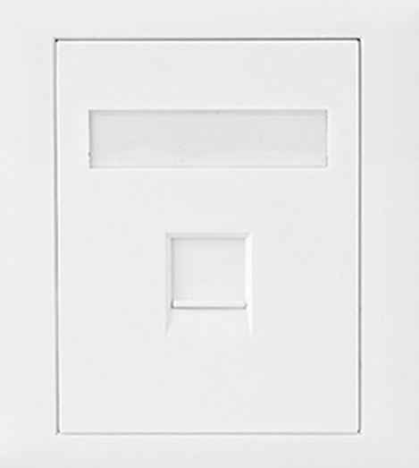 Astrotek CAT6 RJ45 Network Wall Face Plate 86x86mm 1 Port