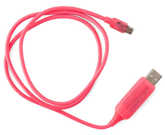 Astrotek 1m LED Micro USB Charging Cable Pink