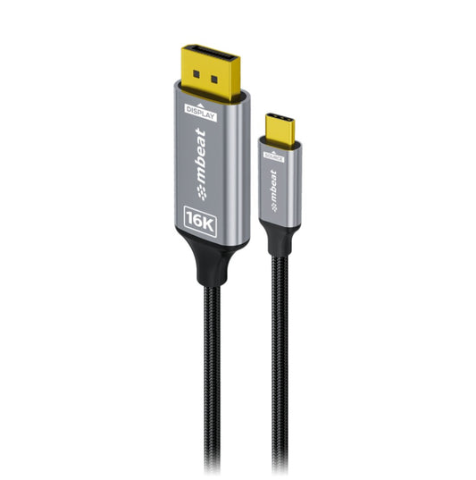 mbeat Tough Link 1.8m 16K USB-C to DisplayPort Cable