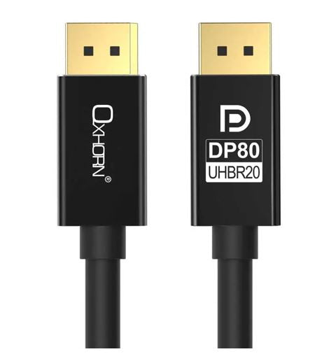 Oxhorn DP80 DisplayPort 2.1 Cable 5m