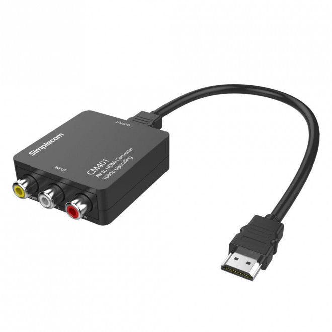 Simplecom CM401 Composite AV to HDMI Video Converter