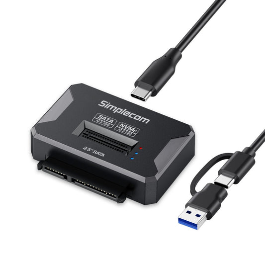 Simplecom SA516 NVMe/SATA Dual Slot M.2 SSD USB Adapter