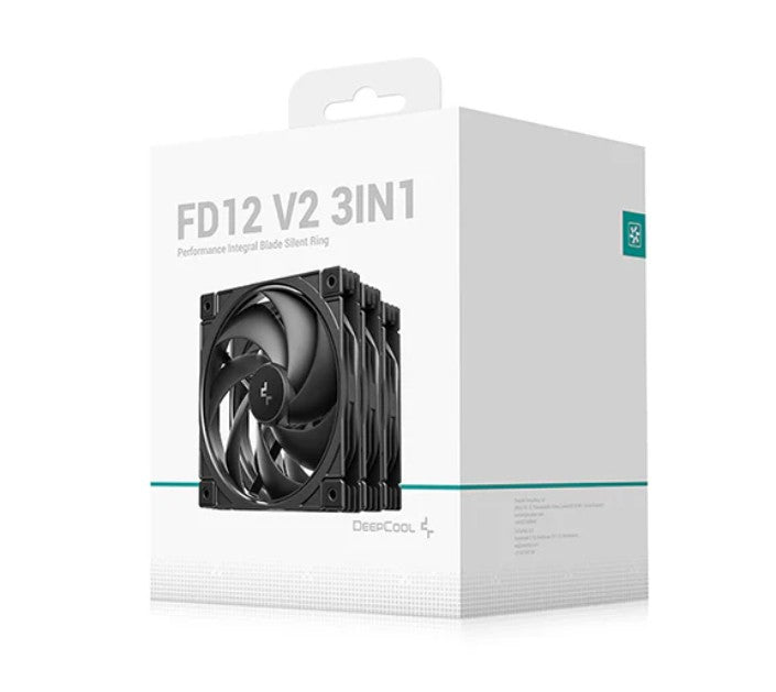 DeepCool FD12 V2 120mm Case Fan 3-Pack