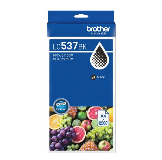 Brother LC537BK Black Ink Cartridge for MFC-J6975DW