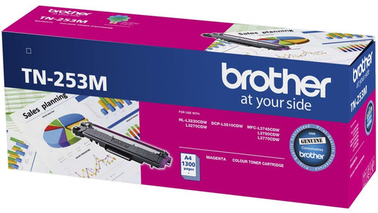 Brother TN-253M Magenta Toner Cartridge