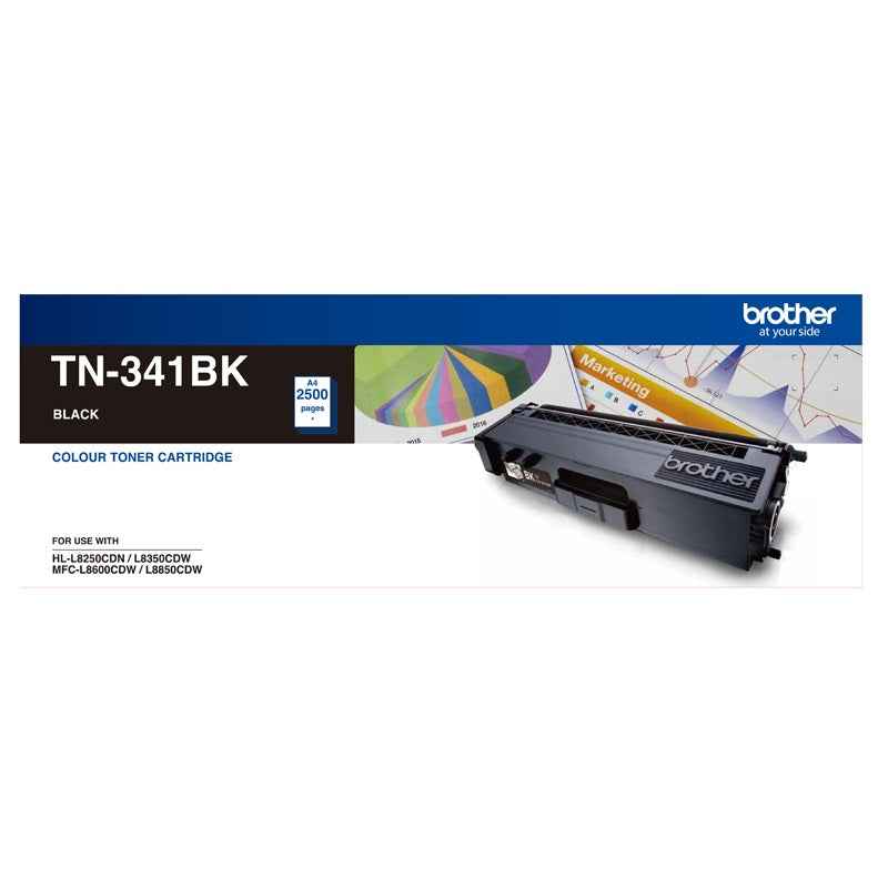 Brother TN-341BK Black Toner Cartridge