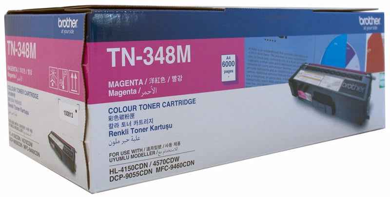 Brother TN-348M Magenta Laser Toner Cartridge
