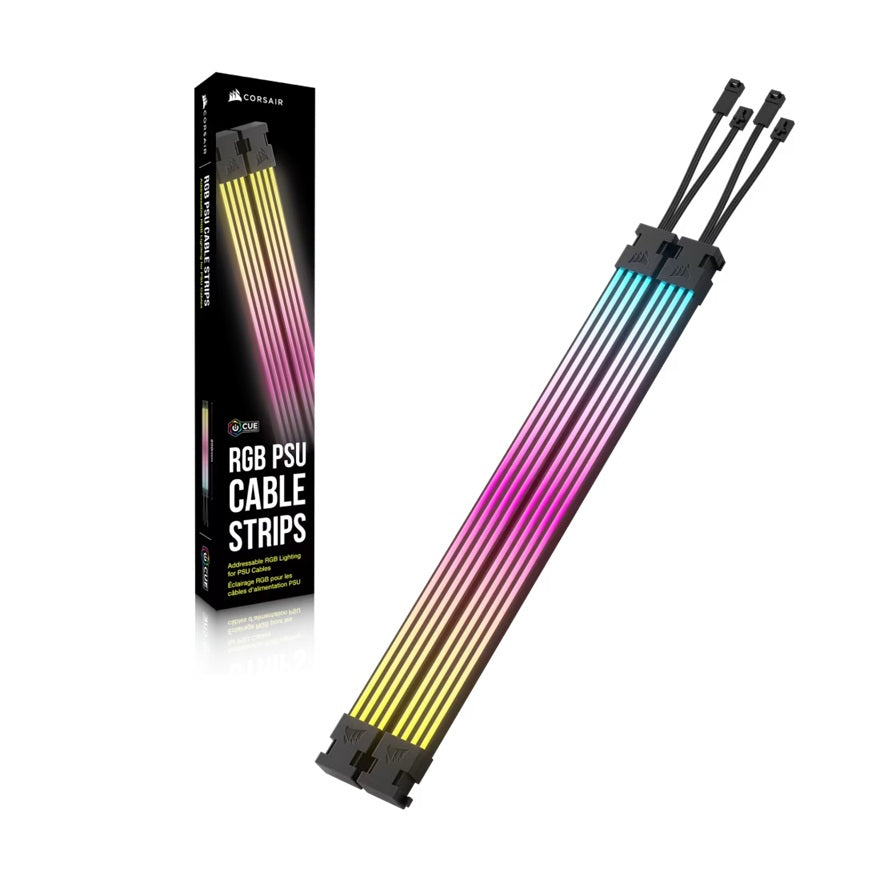 Corsair ARGB PSU Cable Strips 230mm with iCUE Control