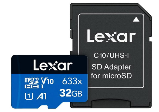 Lexar High-Performance 633x 32GB microSDHC Card