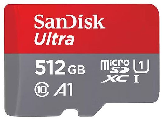 SanDisk 512GB Ultra microSDXC UHS-I Memory Card