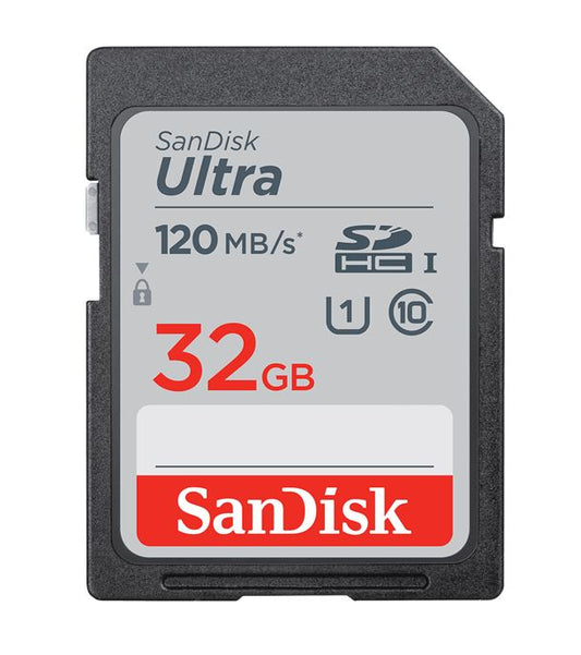 SanDisk Ultra 32GB SDHC Memory Card 120MB/s Class 10