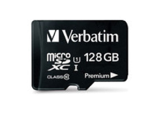 Verbatim Micro SDXC 128GB Class 10 UHS-I with Adaptor