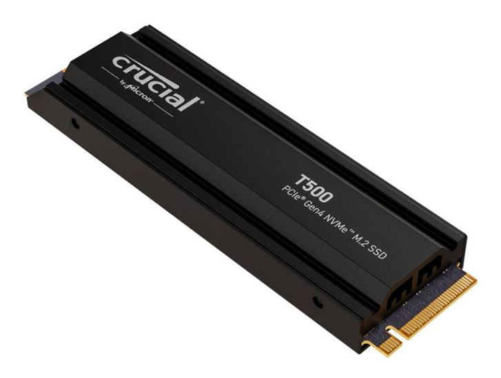 Crucial T500 4TB Gen4 NVMe SSD with Heatsink