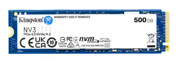 Kingston SNV3S NV3 500GB NVMe M.2 SSD PCIe 4.0