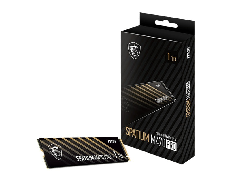 MSI SPATIUM M470 PRO 1TB NVMe M.2 SSD PCIe Gen4