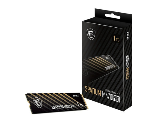 MSI SPATIUM M470 PRO 1TB NVMe M.2 SSD PCIe Gen4