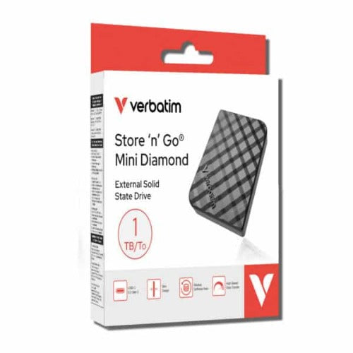 Verbatim Store'n'Go Mini Diamond 1TB USB-C SSD