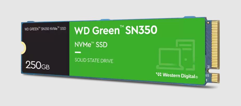 Western Digital WD Green SN350 250GB M.2 NVMe SSD