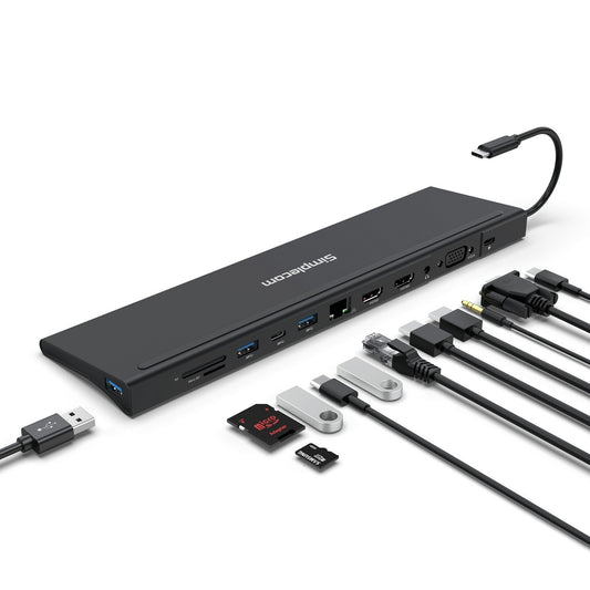 Simplecom CHN622 USB-C 12-in-1 Docking Station