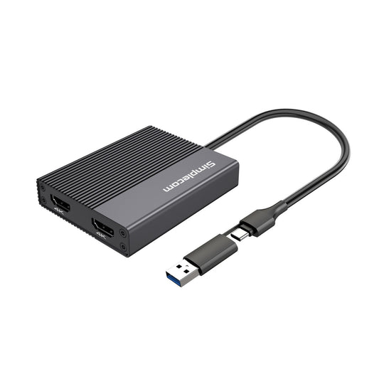 Simplecom DA369 Dual 4K HDMI USB Display Adapter