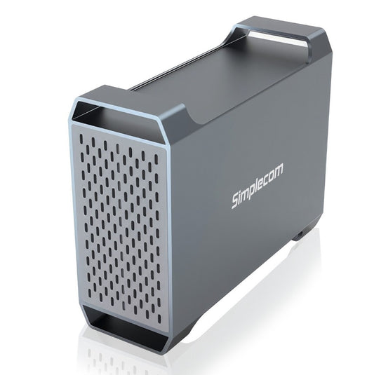Simplecom SE482 Dual Bay 3.5" SATA RAID Enclosure USB-C