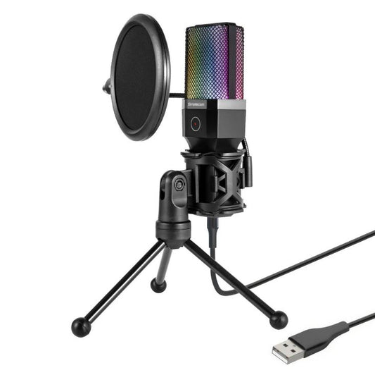 Simplecom UM650 USB Cardioid Condenser Microphone with RGB