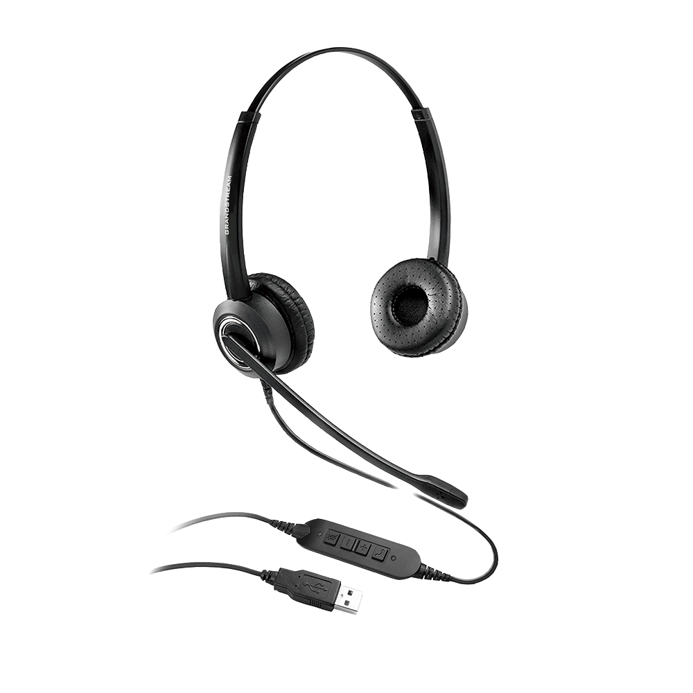 Grandstream GUV3000 Dual Ear USB Headset