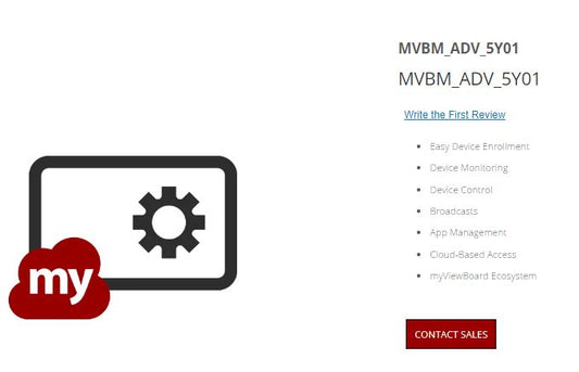 ViewSonic myViewBoard Manager Advanced 5-Year Subscription