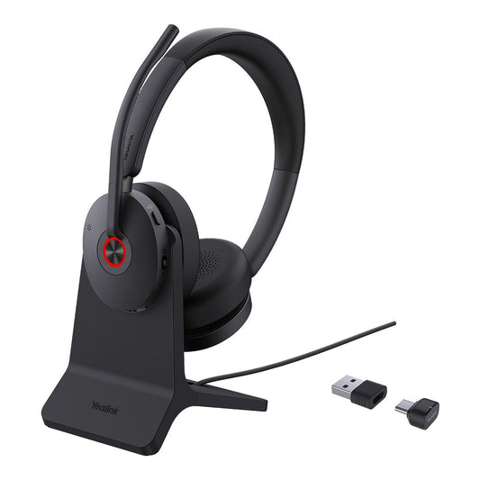 Yealink BH74 Bluetooth Headset with Stand and Active Noise Cancellation