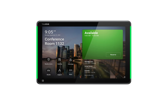 Yealink RoomPanel Plus E2 10.1-inch Meeting Room Scheduler