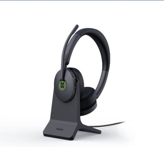 Yealink WH68 Hybrid Wireless Headset with Charging Stand