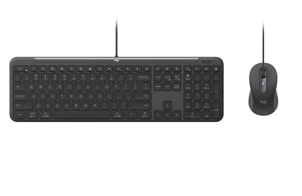Logitech MK620 Slim Wired Keyboard and Mouse Combo
